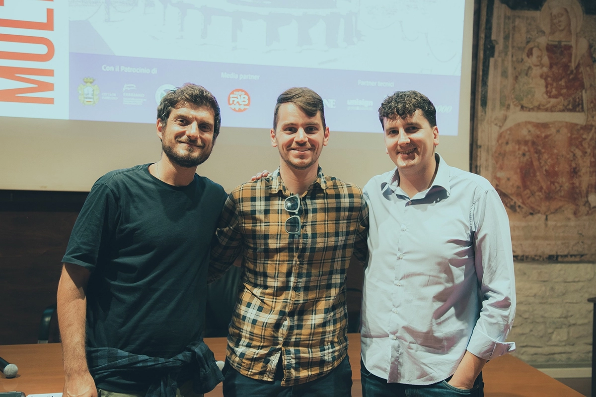 Foto ricordo di Giorgio con i Minimad